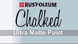 How to Apply RustOleum Chalked Paint [upl. by Priscilla]