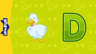 Letter D  Phonics Songs  Little Fox  Animated Songs for Kids [upl. by Cirone825]