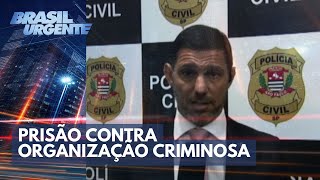 Delegadogeral da Polícia Civil comenta sobre prisão contra organização criminosa  Brasil Urgente [upl. by Eleynad]