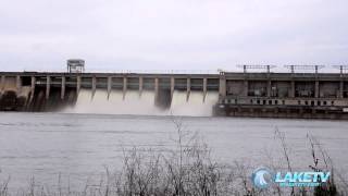 Bagnell Dam Flood Gates Opening [upl. by Malo]