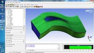 Axial turbine hexa meshing ICEM CFD [upl. by Chow]