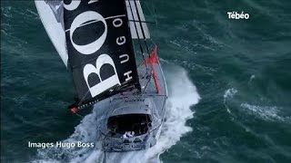 Vendée Globe 2016  Hugo Boss en escale à Brest Finistère [upl. by Rramo]