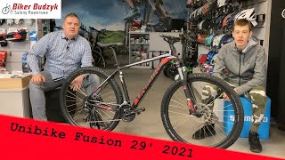 Unibike Fusion 29 2021  Prezentacja  Rowery w BikerBudzyk [upl. by Atteoj906]