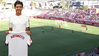 Leandro Antonetti vs Algeciras Debut Sevilla  21 YearOld [upl. by Octavie]