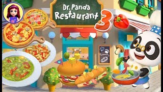 Dr Panda Restaurant 3 App Gameplay with Millie amp Me Kids Toys [upl. by Oinesra]