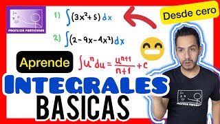 ✅INTEGRALES BÁSICAS  APRENDERAS con ÉSTE VIDEO💯 CÁLCULO INTEGRAL [upl. by Anavas19]