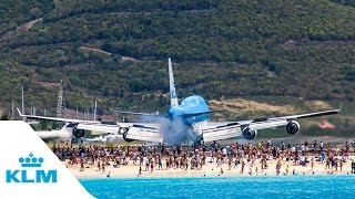 Big plane short runway  Cockpit Tales  KLM [upl. by Auof]