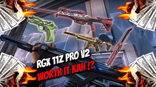 REVIEW RGX 11Z PRO V2 COLLECTION  BEST BUTTERFLY KNIFE DI VALO 😲  Valorant INDONESIA [upl. by Eendys83]