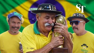 World Cup Sons of Brazil superfan Gaucho da Copa keep his legacy alive in Qatar [upl. by Aon]