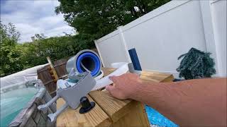 INTEX POOL SKIMMER SETUP AND DEMO [upl. by Calvin]