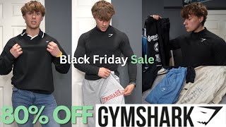 GYMSHARK HUGE TRYON HUAL 80 0FF BLACK FRIDAY DEAL  MY 7 FAVORITE FITS [upl. by Anilatac]