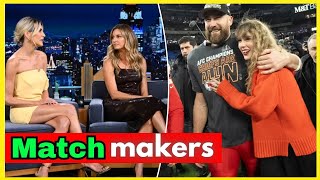 Travis Thanks Erin Andrews and Charissa Thompson for Matchmaking with Taylor Swift [upl. by Adur]