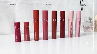 ROMAND JUICY LASTING TINT  Những màu mình thấy xinh nhất 01  25 [upl. by Attwood]