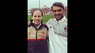 Paolo Maldini and Baresi  Paolo Maldini  Franco Baresi  AC Milan  football edit maldini [upl. by Ellison]