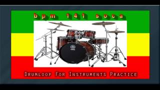 141 bpm Soca drum loop   12 [upl. by Vittorio]