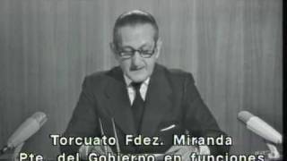 Respuesta del Gobierno al asesinato de Carrero Blanco [upl. by Ekrub908]