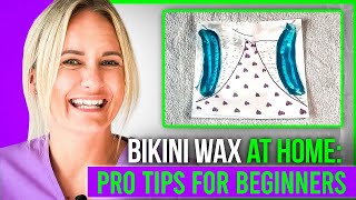 AtHome Bikini Line Waxing Quick and Simple Tutorial [upl. by Worden597]