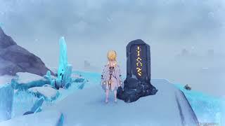 All 8 Dragonspine Stone Tablet Locations in Genshin Impact  SnowTombed Starsilver Claymore [upl. by Eniagrom]