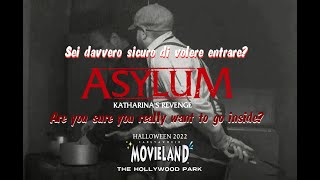 ASYLUM Extreme Horror Experience  MOVIELAND PARK Italy [upl. by Ellebana]