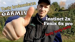 Testy krokomierzy w zegarkach Garmin Instinct 2x Fenix 6x pro [upl. by Latsyrhc145]