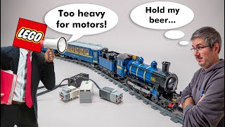 LEGO said that the Orient Express cannot be motorized They were wrong [upl. by Palumbo280]