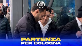 La partenza dellInter per Bologna InterPerSempre [upl. by Nueovas788]