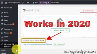 How To Fix An AllInOne WP Migration Import 2023 [upl. by Eugenia]