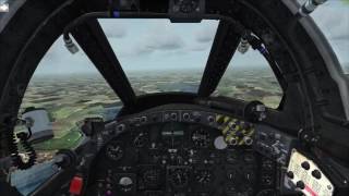 FSX Just Flight Canberra PR9 ILS RAF Bentwaters [upl. by Eet]