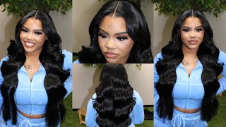 BEGINNER FRIENDLY WIG💛  ULTIMATE LACE MELTSIDE PART WIG INSTALL  ALIPEARL HAIR [upl. by Lasky]