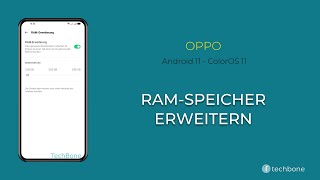 RAMSpeicher erweitern  Oppo Android 11  ColorOS 11 [upl. by Acireh]