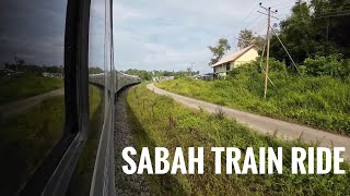 Keretapi Negeri Sabah  Sembulan  Beaufort Train Ride 07102023 [upl. by Llerdna]