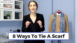 How To Wear A Scarf For Women 8 Ways [upl. by Jania]