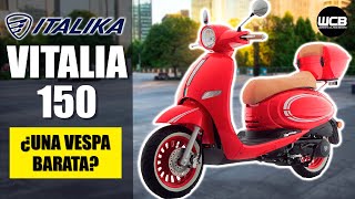 Italika VITALIA 150 🇲🇽  ESTILO RETRO y BAJO COSTO  Reseña 2023 [upl. by Nida]