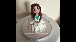 CAKE NATION  How To Make A Fondant Girl Using Modelling Paste  Advanced [upl. by Shaikh]