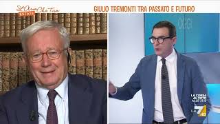 Il ritorno di Giulio Tremonti quotLetta ha esagerato non fa politica in modo onesto i governi [upl. by Rush]