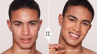 Natural Makeup for Men  How to Apply Foundation Flawlessly  Charlotte Tilbury [upl. by Nnayelhsa]