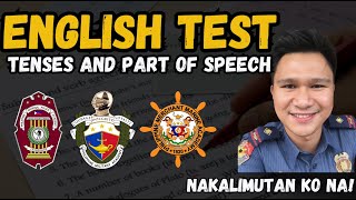 ENGLISH MOCK EXAM  PNPA PMA PMMA MAAP NAPOLCOM Civil Service Exam Reviewer [upl. by Assilav]