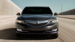 2014 Acura RLX 060 MPH Drive amp Review The return of AllWheelSteering [upl. by Etnahsal398]