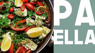 Vegetarian Paella Style Quinoa  Eat for happiness  Vegan [upl. by Basia]