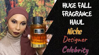 HUGE FRAGRANCE HAUL  BLIND BUYS  NICHE  DESIGNER  CELEBRITY  FRAGRANCE COLLECTION 2021 [upl. by Hawkins]