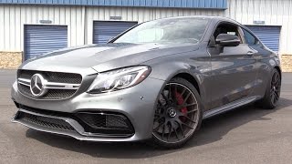 2017 MercedesAMG C63 S Coupe  Start Up Road Test amp In Depth Review [upl. by Jodee344]