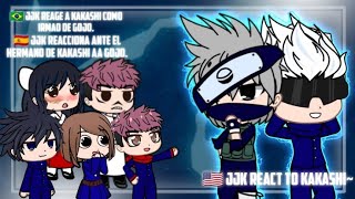 ✨ JJK reacts to Kakashi as Gojos brother ✨  🇺🇸🇧🇷🇪🇸  gacha gachaclub [upl. by Anthe]