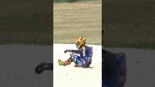 Locatelli crashes at Turn 4 ❌  2024 EmiliaRomagnaWorldSBK 🇮🇹 [upl. by Dadivitan]