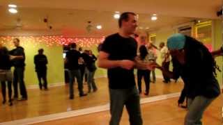 Hustle dance class in Brooklyn at Dance Fever Studios [upl. by Alonzo]