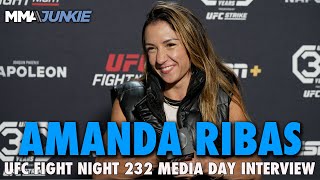 Amanda Ribas Details Crazy History as Housemates With Luana Pinheiro  UFC Fight Night 232 [upl. by Rawna907]