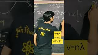 wave velocity vnλ equation of progressive wave waves exam jee neet trending GyanFreedom [upl. by Bella]