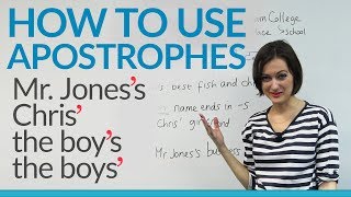 How to use apostrophes in English [upl. by Adallard558]