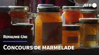 La marmelade confiture quotSo Britishquot star dun festival en Angleterre  AFP [upl. by Naz607]