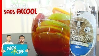 Sangria bretonne avec ou sans alcool 🍷  TUTO TU04 [upl. by Ardnauqal]