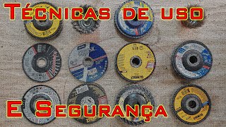 Discos e Escovas para esmerilhadeira como usar cada um  Serralheria DIY [upl. by Stinky255]